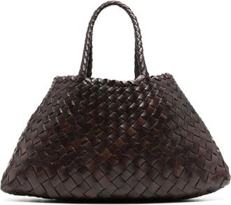 Dragon Diffusion Santa Croce Small Tote - Dames - Handtassen - Bruin - ONE Size - Leer - Tassen