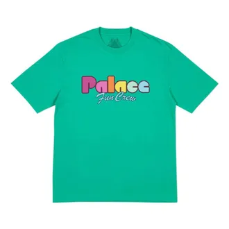Palace Fun Pool Green Alphabet Printing Short Sleeve Unisex P18SS007