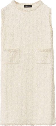 Fabiana Filippi Abito corto in tweed - Bianco