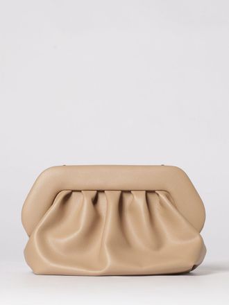 Themoir&egrave; Draped Vegan Leather Bios Clutch Themoir&eacute;