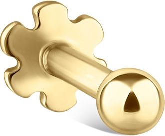 Maria Tash Ball Single Threaded Stud Earring in Yellow Gold at Nordstrom, Size 2 Mm