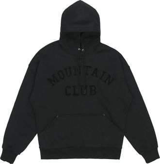 Converse (WMNS) Converse Mountain Club Hoodie Asia Sizing Black 10020808-A01