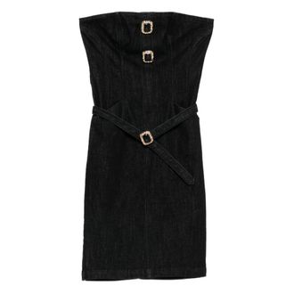 Self Portrait Dames, Jurken, Zwart, Maat: 3XS Katoen