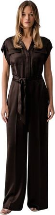 Guess Flora Jumpsuit - Dames - Jumpsuits - Bruin - S - Leer - Jumpsuits & Playsuits