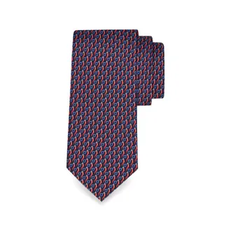 Ferragamo Gancini Chilli-print Tie