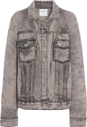 Barrie Denim Printed Regular Jacket - Dames - Spijkerjassen - Grijs - M - Denim - Jassen