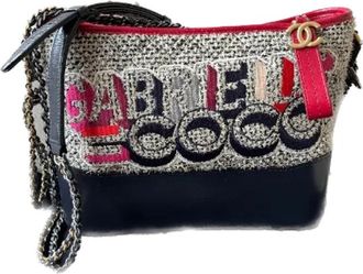Chanel Pre-owned Leather chanel-bags - Dames - Vintage Schoudertas - Blauw - ONE Size - Leer - Vintage