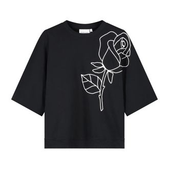 Fabienne Chapot Mujer, Camisetas, Negro, Talla: L