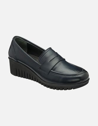 Lotus Womens Detroit Womens Loafers - Navy - Size: 6