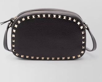 Valentino Garavani crossbody bag adjustable strap pebbled silk studs