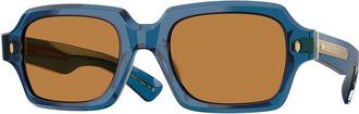 Oliver Peoples OV5539SU Devaney 179353 Womens Sunglasses Blue Size 53