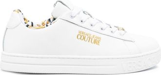 Versace Jeans Couture Court leather sneakers - women - Leather - 41 - White