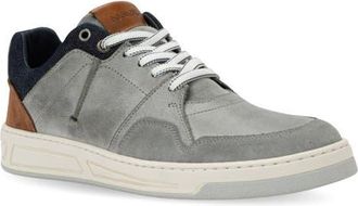 Naot Speed Sneaker in Gray Navy Brown Leather Combo at Nordstrom, Size 43