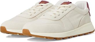 Toms Travel Lite Retro Womens Shoes Light Sand/Burgundy : 5.5 B - Medium, Suede/Textile