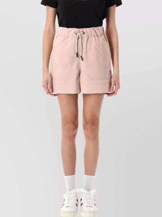Moncler waistband elastic pockets side shorts