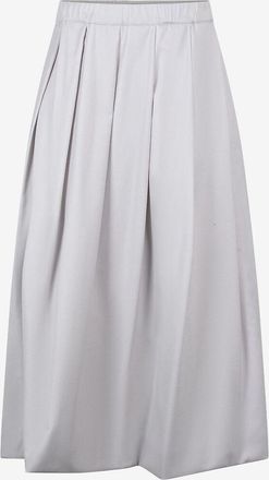 Fabiana Filippi Plissierter Midirock aus Wolltwill