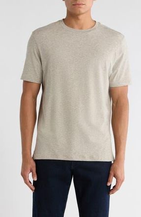 Robert Barakett Colson M&eacute;lange Stretch Pima Cotton T-Shirt in Oatmeal at Nordstrom Rack, Size Medium