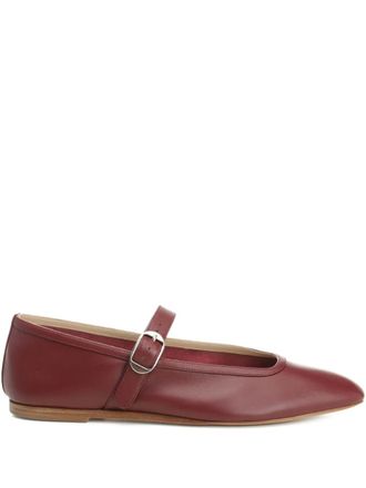 Le Monde Beryl buckle-strap ballet flats - Brown