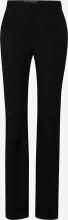 Saint Laurent Lässige Bundfaltenhose aus Grain-de-Poudre-Wolle