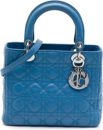 Dior Pre-owned Dior Medium Lambskin Cannage Lady Dior Ladies 7SN8GEM47HVP5XBP