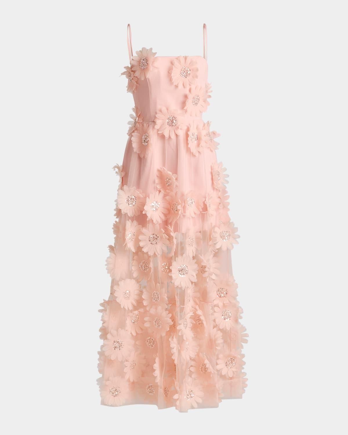 Anthropologie ★ Helsi Norah Plunging Floral Maxi Dress HELSI Norah Floral Appliqué Gown | Nordstrom