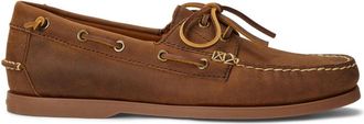 Polo Ralph Lauren Merton leather boat shoes - men - Leather/Rubber/Suede - 10 - Brown