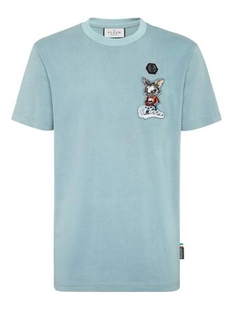 Philipp Plein Plein Bunny Signature T-shirt - Blauw