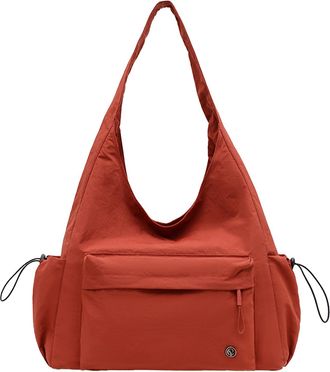Generic Cymwer Nylon Versatile Shoulder Bag Fashion Tote Bags for Women Shopping Travel(Red) (Red)