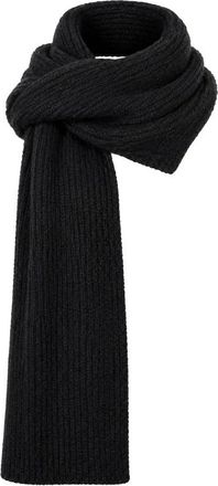Low Classic Sciarpa a coste in maglia soffice - - Accessories - Donna - Nero - ONE SIZE