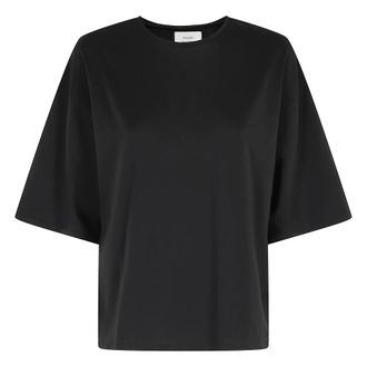 Loulou Studio T-Shirts, female, Black, Size: XS Osis Boxy T-Shirt