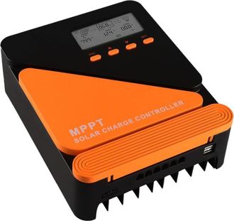 OEM Controlador De Carga Solar Mppt De 40 A, 12/24 V, Par&aacute;metro Autom&aacute;tico Ajustable Con Pantalla Lcd Y Puerto Usb Dual, Regulador De Bater&iacute;a De Panel Sol