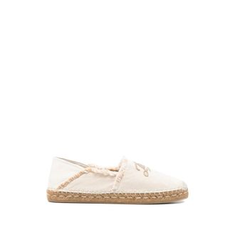 Jimmy Choo London Embroidery Fringed Espadrilles