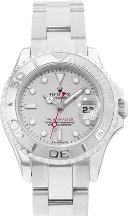 Rolex Pre-owned Rolex Yacht-Master 29 Automatic Chronometer Silver Dial Ladies Watch 169622 SSO