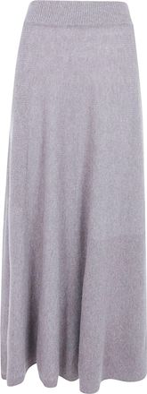 Emporio Armani Skirt Wool Cashmere Earth Gray