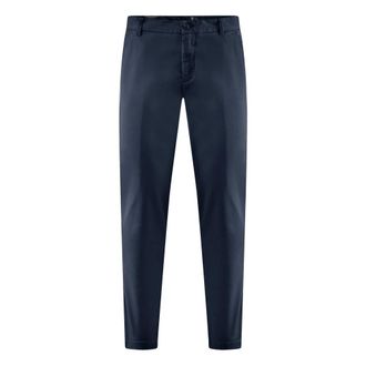 Bomboogie Pantaloni Chino in Gabardine - - Trousers - Uomo - Blu - W29
