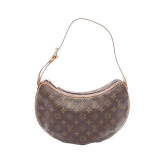 Louis Vuitton Pre-owned Croissant MM Monogram Schoudertas - Dames - Pre-owned - Bruin - Maat: ONE Size Leer