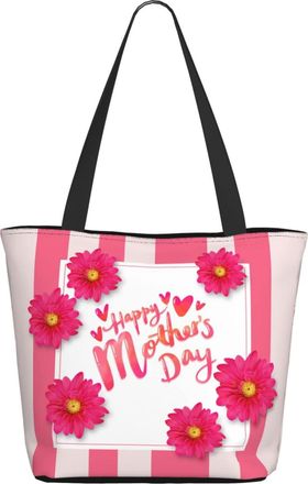 AOOEDM Happy MotherS-Day Ladies Shopping Bag 13x11x7in.The Perfect ValentineS Day Gift.It Is The Best ValentineS Day Gift For Mom, Daughter, Wife,Etc