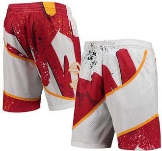 Mitchell & Ness Mens Mitchell & Ness White Atlanta Hawks Hardwood Classics 1986 Hyper Hoops Swingman Shorts at Nordstrom, Size X-Large