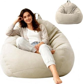 OEM Funda Para Puf Con Forma De L&aacute;grima Para Adultos Y Ni&ntilde;os, Puf Para Sal&oacute;n, Puf Decorativo Para Juegos, 100 X 120 Cm