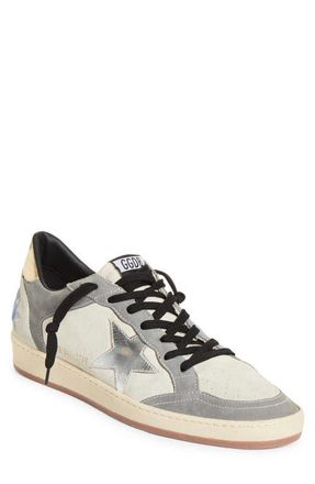 Golden Goose Ball Star Sneaker in Grey/Denim/Silver/Gold at Nordstrom, Size 10Us