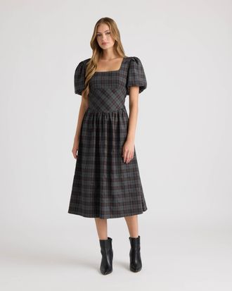 NVLT Womens Handkerchief Lace Hem Dress