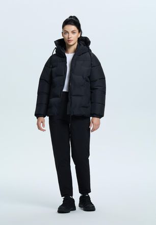 Icepeak Steppjacke ICEPEAK ADAMAN, Damen, Gr. 36, basic schwarz, Obermaterial: 100% Polyester, Jacken Steppjacke, wasserdicht, winddicht, atmungsaktiv, sportl