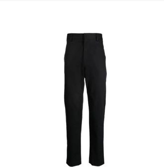 Paul Smith Navy Katoenen Tapered-Fit Broek - Heren - Slim Fit Broeken - Zwart - W32 - Katoen - Broeken