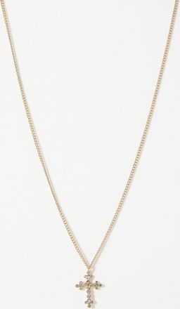 Simons Womens Shimmery cross chain
