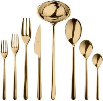Mepra Linea Flatware Set - 43 Pieces in Gold at Nordstrom