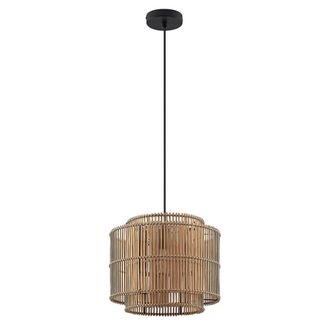 Lindby L&aacute;mpara de techo Marr&oacute;n