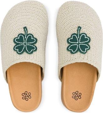 The Sak Bolinas Crochet Clog Shoe in Natural Clover at Nordstrom, Size 11