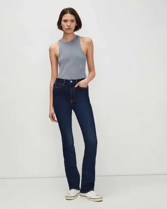 7 For All Mankind Womens 7 For All Mankind No Filter Jeans Blue High Rise Skinny Bootcut JZZ79