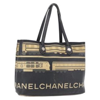 Chanel Bolso Tote Pre-owned de PVC - Pre-owned - Mujer - Negro - ONE SIZE