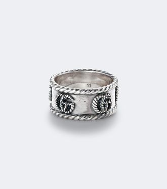 Gucci GG sterling silver ring